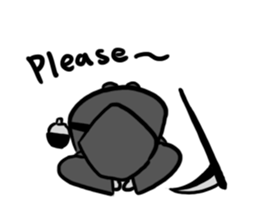 Q Grim reaper English version sticker #13139154