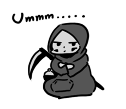 Q Grim reaper English version sticker #13139155