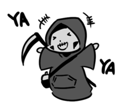 Q Grim reaper English version sticker #13139157