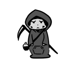 Q Grim reaper English version sticker #13139159