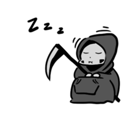 Q Grim reaper English version sticker #13139160