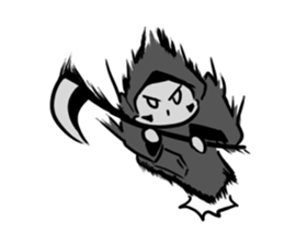 Q Grim reaper English version sticker #13139161