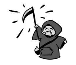 Q Grim reaper English version sticker #13139168