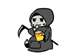 Q Grim reaper English version sticker #13139174