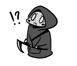Q Grim reaper English version sticker #13139177