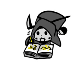 Q Grim reaper English version sticker #13139178