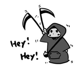 Q Grim reaper English version sticker #13139183
