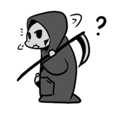 Q Grim reaper English version sticker #13139189