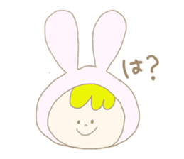 it's irritated Rabbit Sticker sticker #13139335