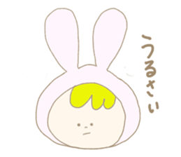 it's irritated Rabbit Sticker sticker #13139337