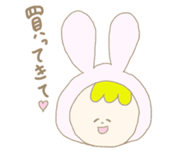 it's irritated Rabbit Sticker sticker #13139341