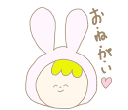 it's irritated Rabbit Sticker sticker #13139343