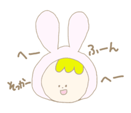 it's irritated Rabbit Sticker sticker #13139347