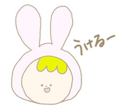 it's irritated Rabbit Sticker sticker #13139349