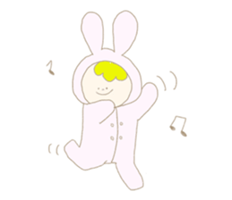 it's irritated Rabbit Sticker sticker #13139351