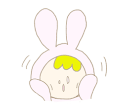 it's irritated Rabbit Sticker sticker #13139352