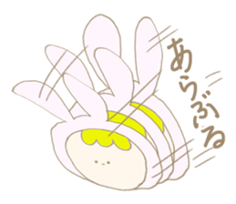 it's irritated Rabbit Sticker sticker #13139353