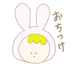 it's irritated Rabbit Sticker sticker #13139354