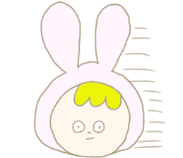 it's irritated Rabbit Sticker sticker #13139356