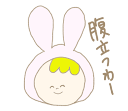 it's irritated Rabbit Sticker sticker #13139358