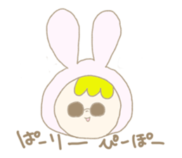 it's irritated Rabbit Sticker sticker #13139361