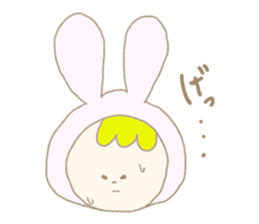it's irritated Rabbit Sticker sticker #13139365