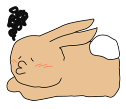 Rabit "woo" sticker #13139499