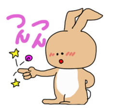 Rabit "woo" sticker #13139510