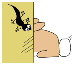 Rabit "woo" sticker #13139514