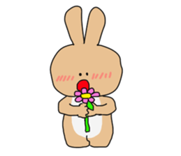 Rabit "woo" sticker #13139520