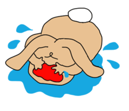 Rabit "woo" sticker #13139521