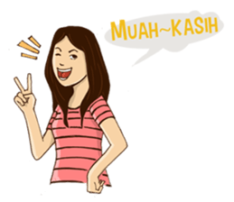 Cewek BAPER sticker #13140603