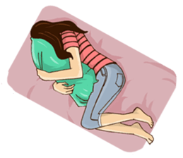 Cewek BAPER sticker #13140616