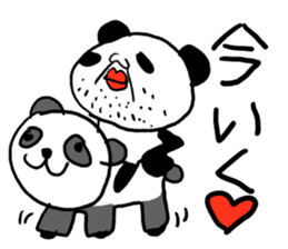 Japanese Panda Stickers sticker #13140686