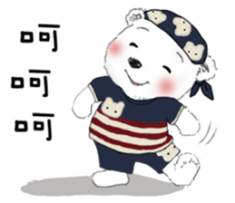 Cotton Ball and little Super Penguin 6 sticker #13140848