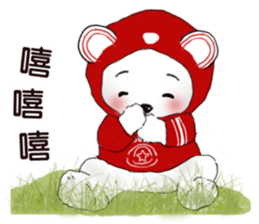 Cotton Ball and little Super Penguin 6 sticker #13140850