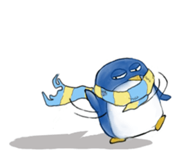 Cotton Ball and little Super Penguin 6 sticker #13140861