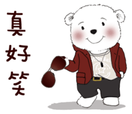 Cotton Ball and little Super Penguin 6 sticker #13140874