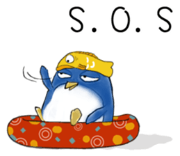 Cotton Ball and little Super Penguin 6 sticker #13140876