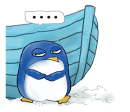 Cotton Ball and little Super Penguin 6 sticker #13140878