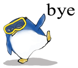 Cotton Ball and little Super Penguin 6 sticker #13140885