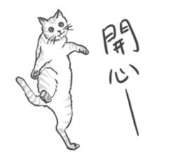 Annoying Cat - Mifu sticker #13141015
