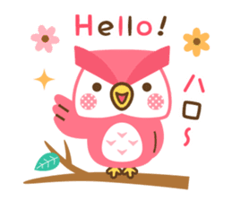 Momoiro Owl-san sticker #13141590
