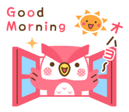 Momoiro Owl-san sticker #13141592