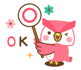 Momoiro Owl-san sticker #13141594