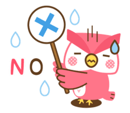 Momoiro Owl-san sticker #13141595