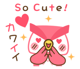 Momoiro Owl-san sticker #13141616