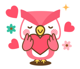 Momoiro Owl-san sticker #13141626