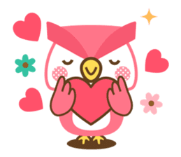 Momoiro Owl-san sticker #13141626