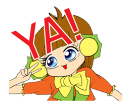 Running Moon princess p1 sticker #13142097